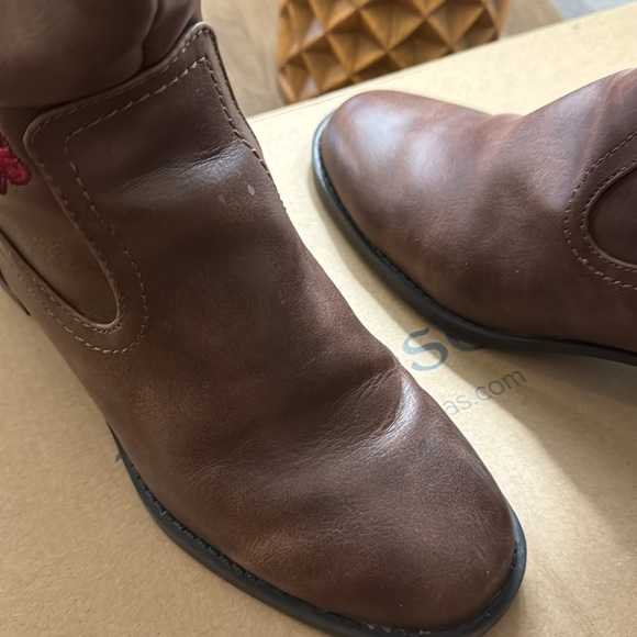 Francesca’s Denise brown riding boots embroidered - Picture 3 of 6